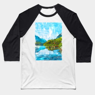 Lake In Quebec Canada. For Nature Lovers. Baseball T-Shirt